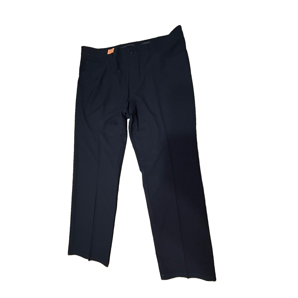 Alberto Ceramica Modern Fit Mens Black 5-Pocket Trousers Pants W43 L31 EU58